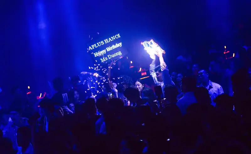 Màn LED APLUS HANOI trong đêm nhạc